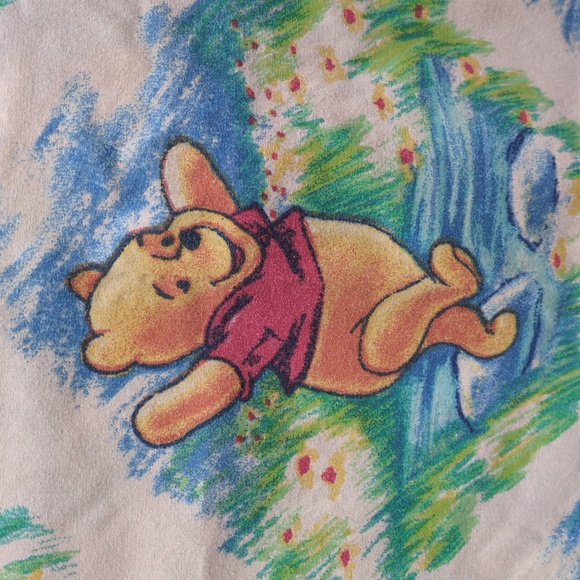 Vintage Disney Winnie The Pooh Twin Bedsheets - Picture 2 of 7